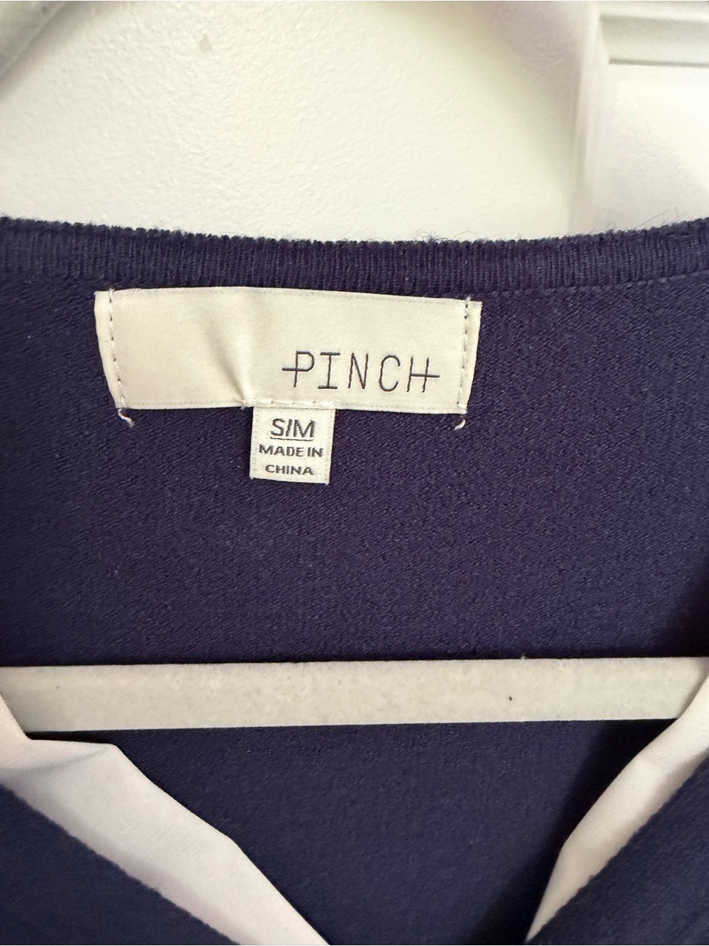 Pinch Navy Cardigan with White Trim - Picture 2 of 6